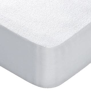 Protège-matelas En Coton Blanc 135x190/200cm