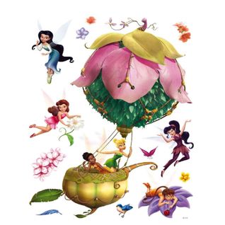 Stickers Géant Fée La Clairière D’été En Ballon Disney Fairies
