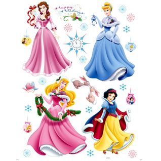 Stickers Noël Princesse Disney