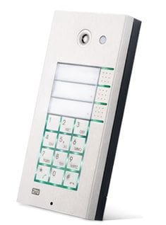 2n Helios Rt3-key Interphone 3 Touches En Acier Inoxydable Avec Digicode