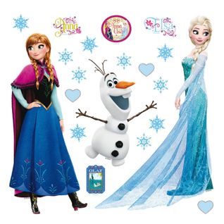 Sticker Disney La Reine Des Neiges - 1 Planche 30 X 30 Cm