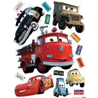 Stickers Géant Cars Et Friends Disney