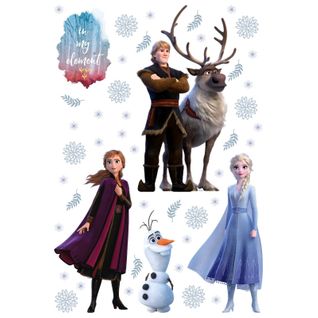 Stickers Géants Disney - La Reine Des Neiges 2 - Modèle In My Element - 65 Cm X 85 Cm