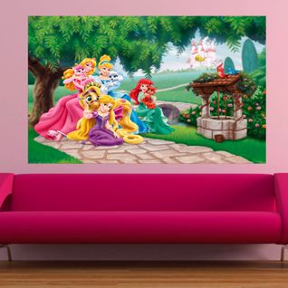 Poster XXL Intisse Palace Pets Princesse Disney 155x115 Cm