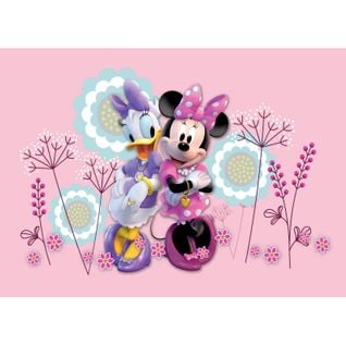 Poster Intissé - Disney Minnie Mouse Et Daisy Duck - 155 Cm X 110 Cm
