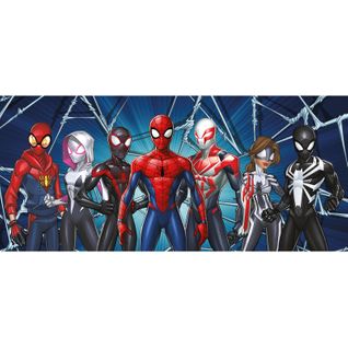 Poster Géant - Disney Marvel Avengers Spiderman Miles Morales 7 Personnages Debout- 202 Cm X 90 Cm