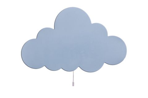 Applique Cloud - Cloud - Bleu En Mdf, 40 X 3 X 25 Cm, 1 X LED Strip, Max 14,4 W, 600lm