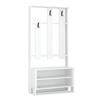 Meuble D'entrée Izarde H180cm Blanc