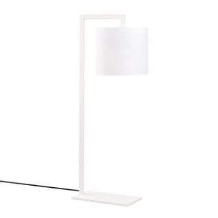 Lampe à Poser Comus H65cm Métal Et Tissu Blanc