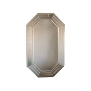 Miroir Décoratif Hexagone Beketa 60x100cm Verre Trempé Bronze