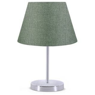 Lampe De Table Accensa Métal Argent Et Vert Céladon