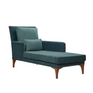 Fauteuil Méridienne Castelo Turquoise