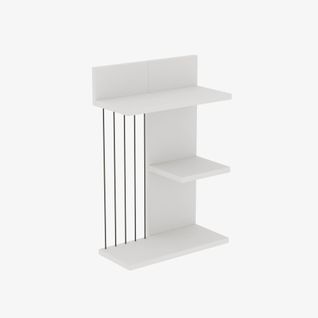 Étagère Murale Eaton L40xh60cm Bois Blanc