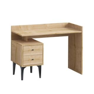 Bureau 2 Tiroirs Tarive L100cm Chêne Clair