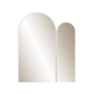 Miroir Murale Décoratif Babone L73xh60xm Bois Blanc