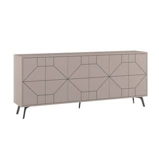 Buffet Bas Contemporain Santos 184cm Bois Moka