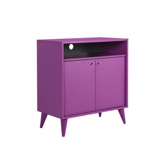 Buffet Bas 2 Portes Mizaris L73cm Violet