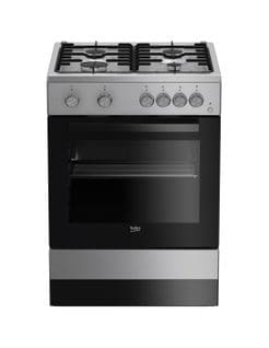 Cuisinier Gaz 60x60 Cm 4 foyers Inox Four Electrique - Cum650x