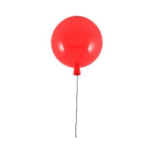 Plafonnier Balloon Ronde - Murale - Rouge 30 X 30 X 33 Cm, 1xmax 24w, E27