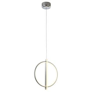 Lampe À Suspension Rauma - Lustre - Lustre De Plafond - Chrome En Métal, 30 X 11,5 X 130 Cm