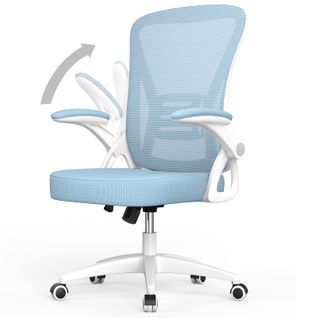 Chaise De Bureau Chaise De Bureau Ergonomique Avec Accoudoir Rabattable à 90° Support Lombaire Vert