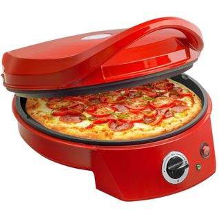 Four à Pizza Et Grill-viandes 2en1 1800w 27cm Rouge - Apz400