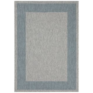 Tapis De Salon Lino En Polypropylène - Bleu - 120x170 Cm