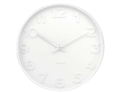 Horloge  Karlsson Mr White Blanc