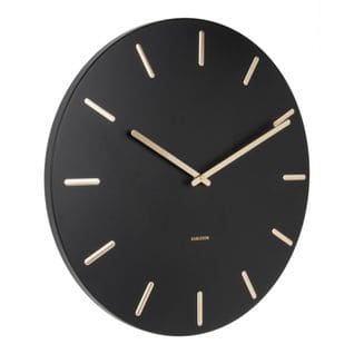 Horloge En Métal Charme 45 Cm Noir