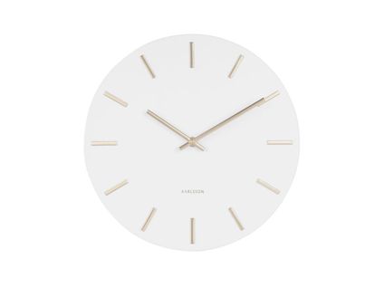 Horloge En Métal Charm Blanc - Karlsson