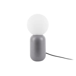 Lampe À Poser Design Boule Gala - H. 32 Cm - Gris