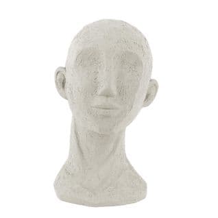 Statue Face Art Blanc