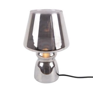 Lampe De Table Classic Glass H25cm Argent
