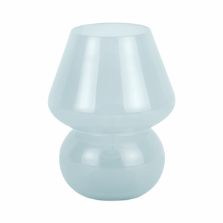 Lampe Glass Vintage LED H20cm Bleu