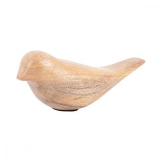 Statue En Bois Oiseau Naturel