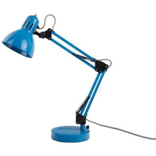 Lampe De Bureau En Métal Funky Hobby Bleu