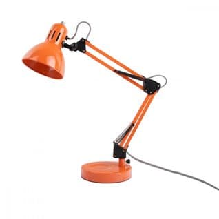 Lampe De Table Funky Hobby H52cm Orange