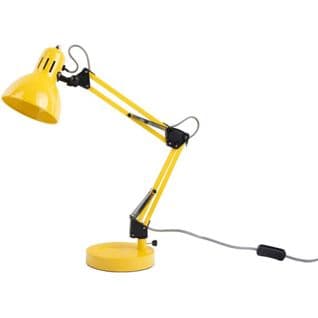 Lampe De Bureau En Métal Funky Hobby Jaune