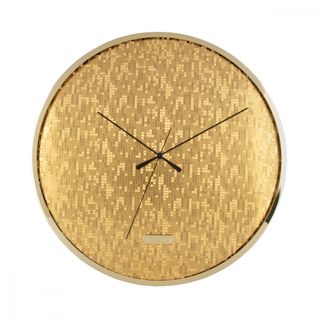 Horloge Murale Disco D40cm Or