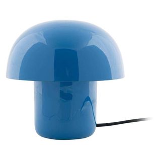 Lampe à Poser En Métal Coloré Fat Mushroom Mini Bleu