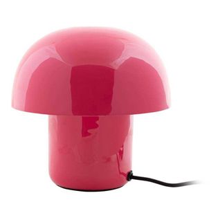 Lampe à Poser En Métal Coloré Fat Mushroom Mini Rose