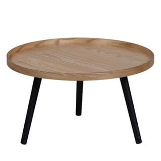Mesa - Table D'appoint Ronde Bois Ø60cm - Couleur - Bois Clair