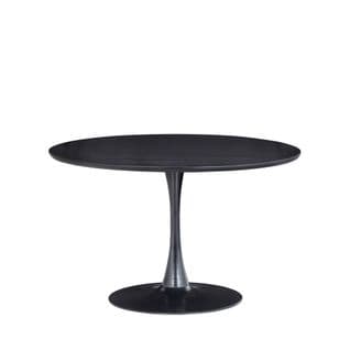 Sammy - Table À Manger Ronde En Bois Ø120cm - Couleur - Noir