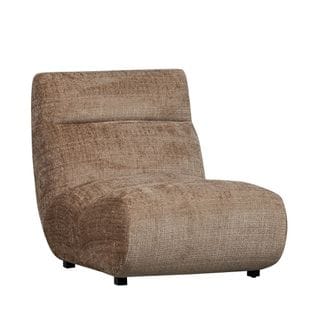 Observe - Fauteuil Lounge En Chenille - Couleur - Beige