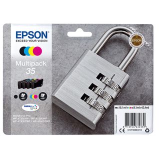 Cartouches D'encre Padlock Multipack 4-colours 35 Durabrite Ultra Ink