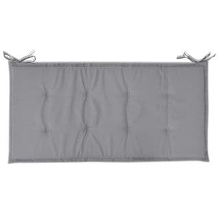 Coussin De Banc De Jardin Gris 100x50x3 Cm Tissu Oxford