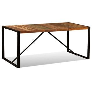 Table De Salle À Manger Bois De Récupération Massif 180 Cm