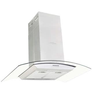 Hotte Îlot 90 Cm Acier Inoxydable 756 M³/h Led