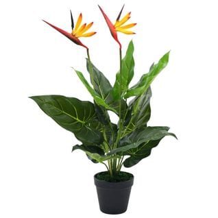 Plante Artificielle Strelitzia Reginae Oiseau De Paradis 66 Cm