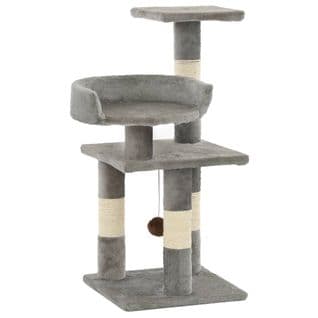 Arbre À Chat Avec Griffoirs En Sisal 65 Cm Gris